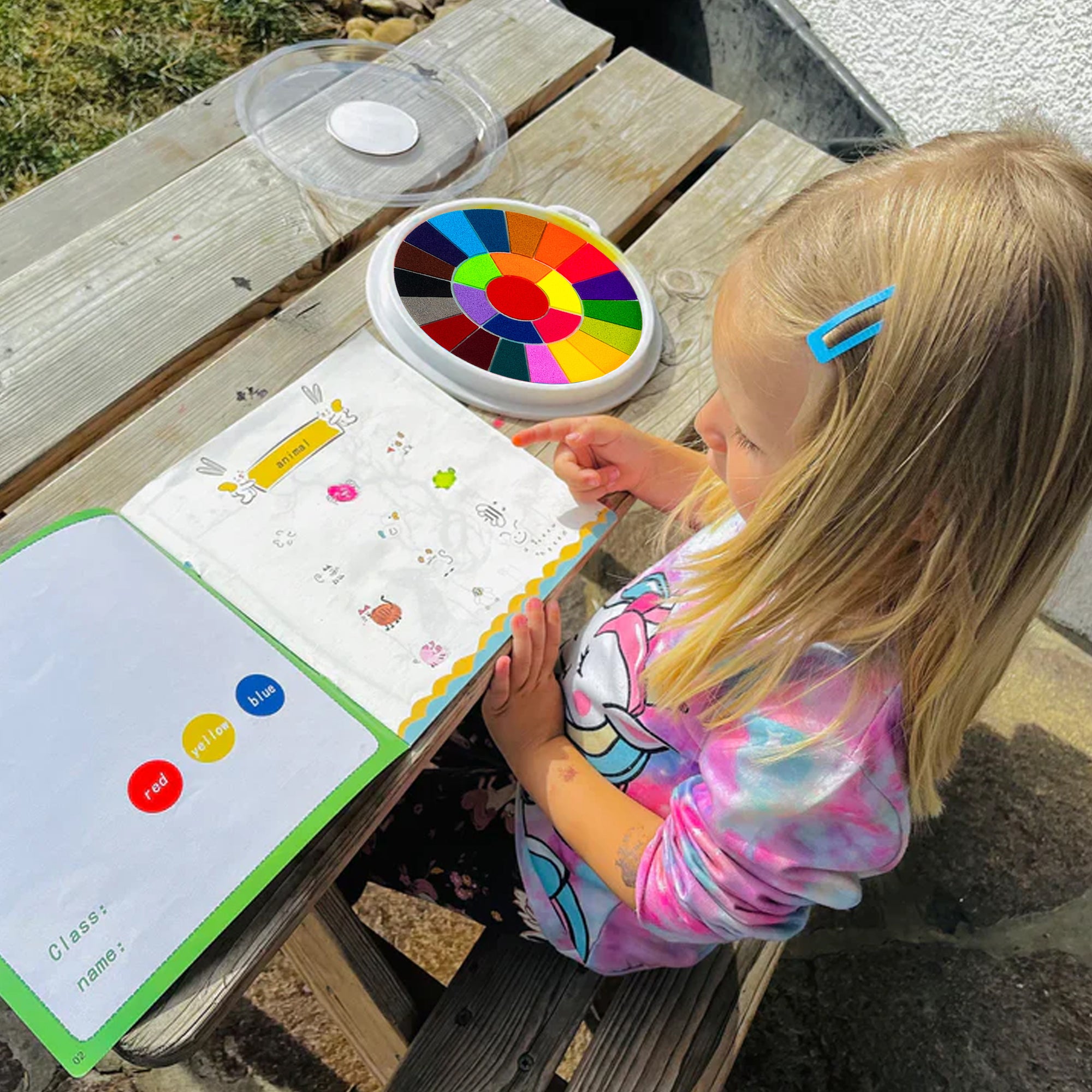 Kit de peinture au doigt KiddoSpace