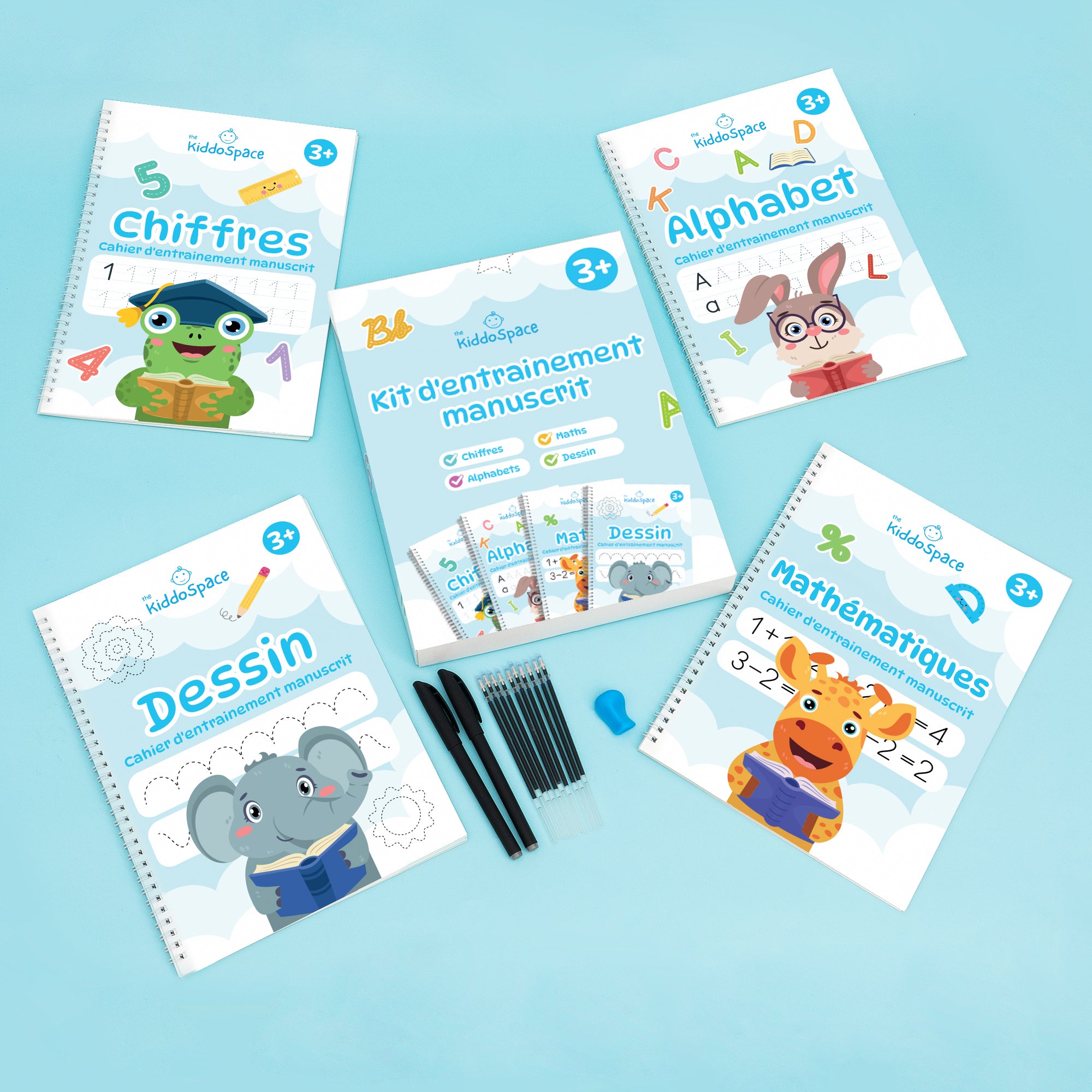 Kit de Pratique de l'Écriture KiddoSpace