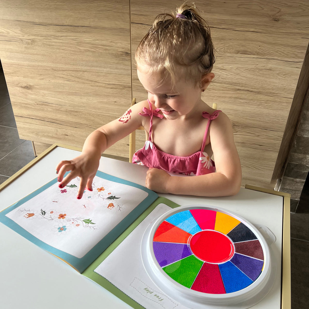 Kit de peinture au doigt KiddoSpace