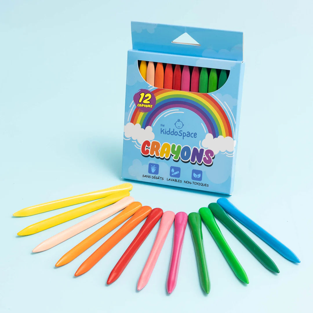 Crayons de couleur lavables KiddoSpace